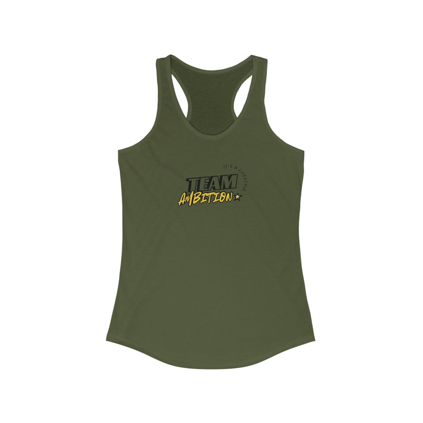 Team Ambition Women's Racerback Tank - Motivational Workout Top