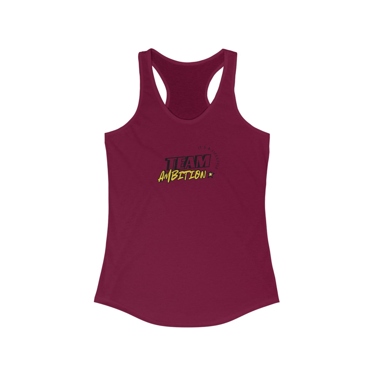 Team Ambition Women's Racerback Tank - Motivational Workout Top