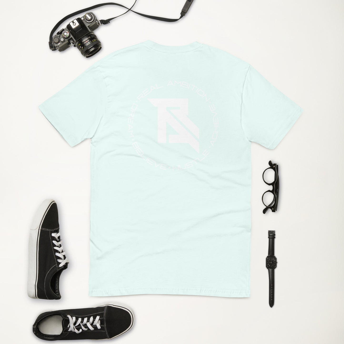 Real Ambition White Logo Unisex T-shirt