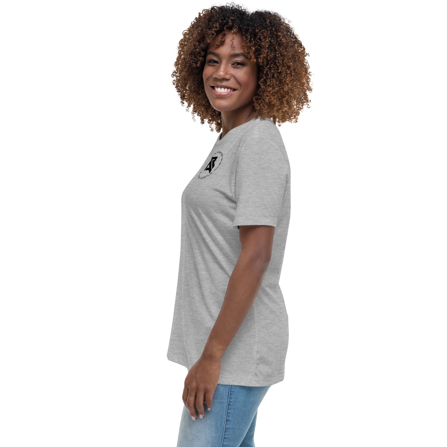 Real Ambition black logo Women's Relaxed T-Shirt