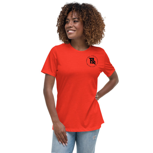 Real Ambition black logo Women's Relaxed T-Shirt