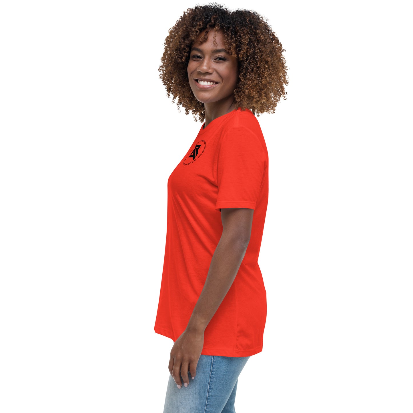 Real Ambition black logo Women's Relaxed T-Shirt